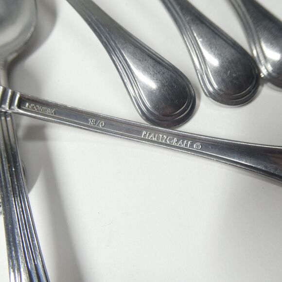 Pfaltzgraff Sturbridge Stainless Flatware Lot 44pcs - Picture 10 of 10